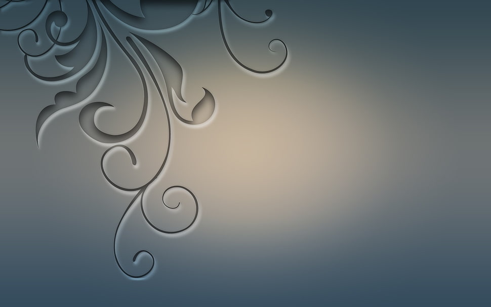 white wall paper decor HD wallpaper